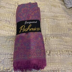 Jacquard Pashmina scarf wrap